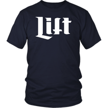Miller Lift - ビール + ニク- Beer and Gainz - White Logo - Unisex T-Shirt