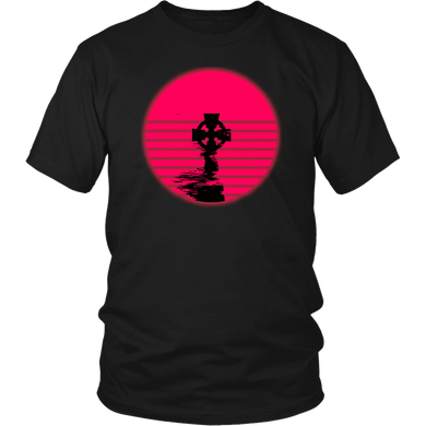Gothrun Sunset Gravestone Unisex T-Shirt