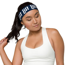 Miller Lift - ビール + ニク- Beer and Gainz - Headband - White on Navy
