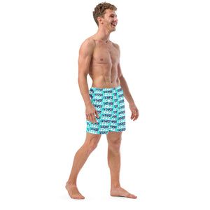 Miami Vice マイアミ・バイス Logo All-Over Print Recycled Swim Trunks