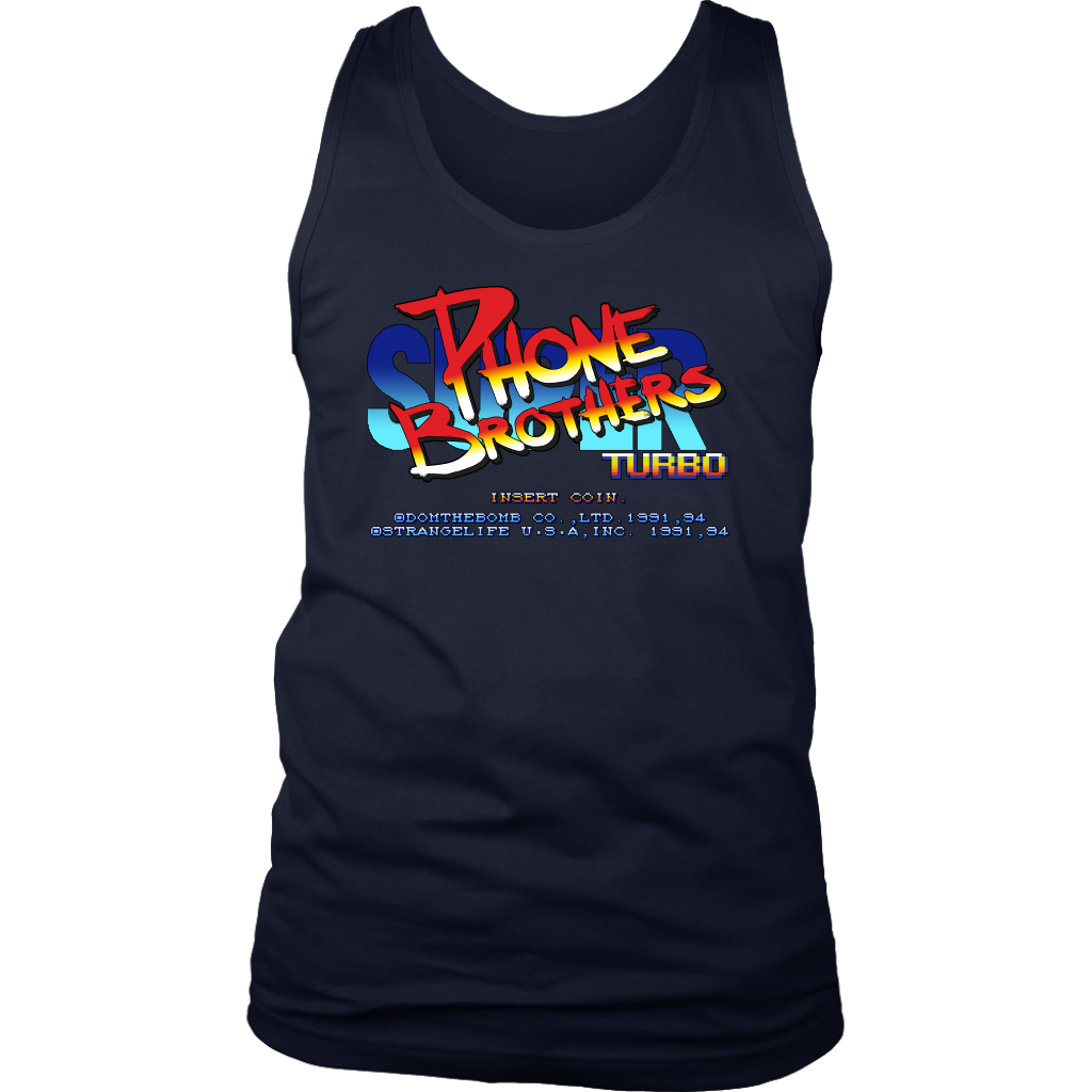 Super Phone Brothers Turbo District Mens Tank