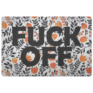 Vvulf FUCK OFF Doormat - 26 by 18 by 1 Inch - 26" x 18" x 1"