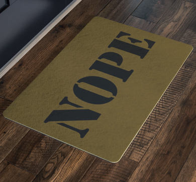 Vvulf NOPE Doormat - 26 by 18 by 1 Inch - 26