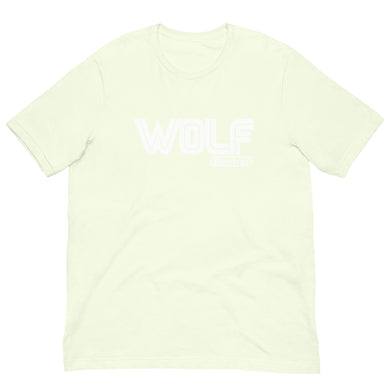 Wolf Electric 狼電機 - White on Citron Unisex t-shirt